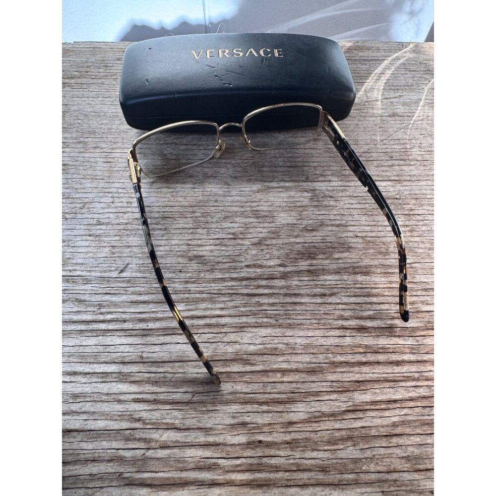Versace Tortoise Shell Optical Glasses With Gold … - image 7